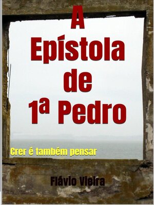 cover image of A Epístola de 1a Pedro